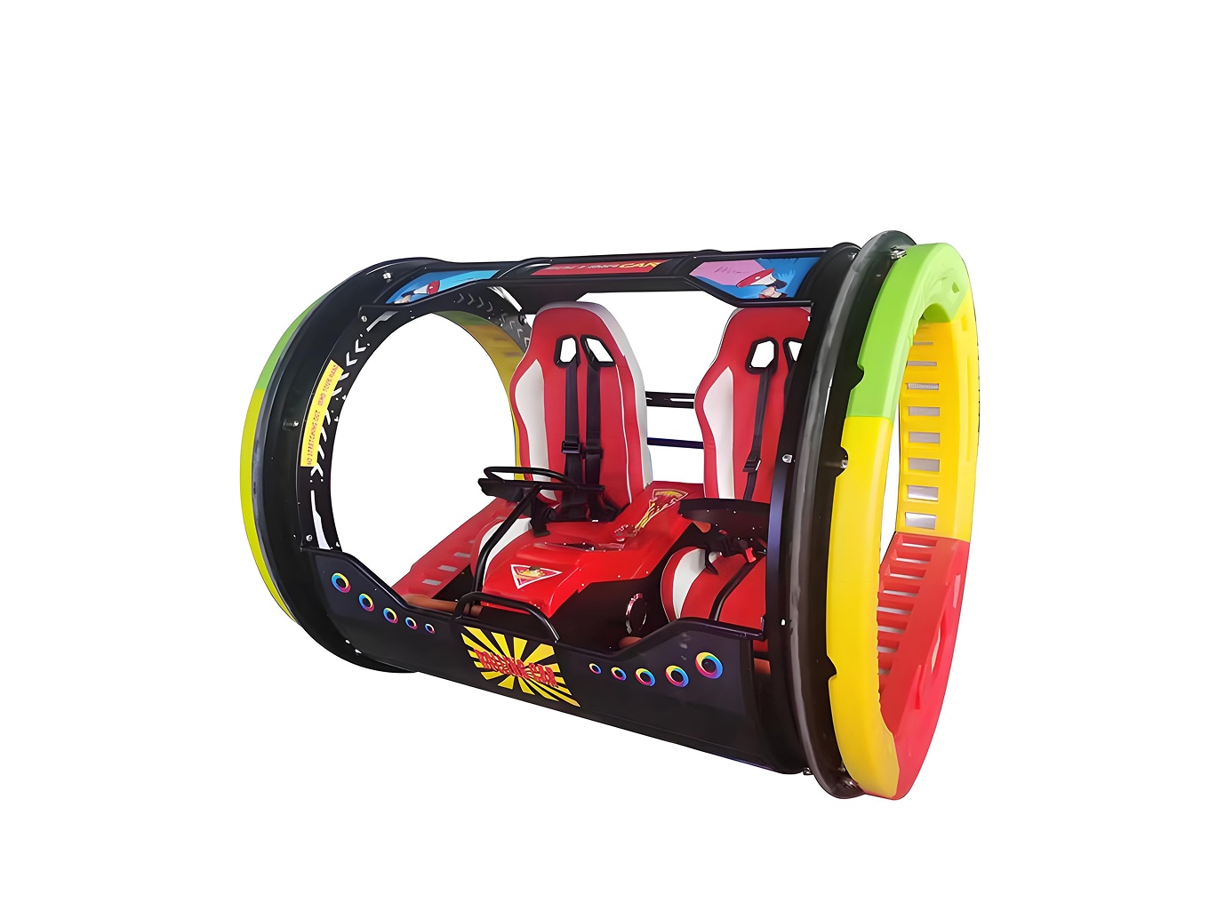 2-Seat Electric Rolling Car|Outdoor Amusement Ride commercial model for Malaysia arcade venues