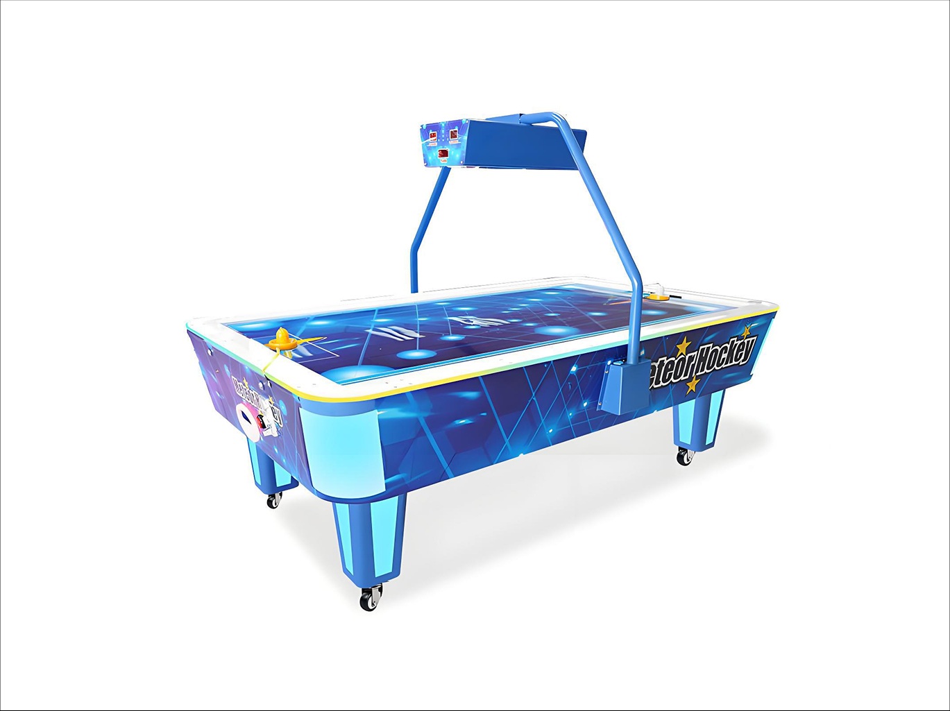 Coin-Operated Arcade Air Hockey Table commercial model for Malaysia arcade venues