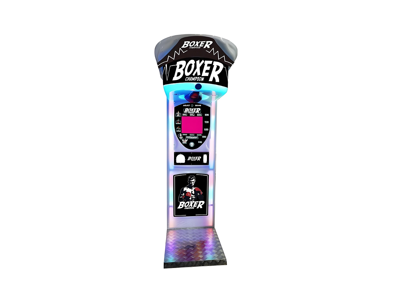 Boxer Champion Boxing Arcade Punching Machine commercial model for Malaysia arcade venues