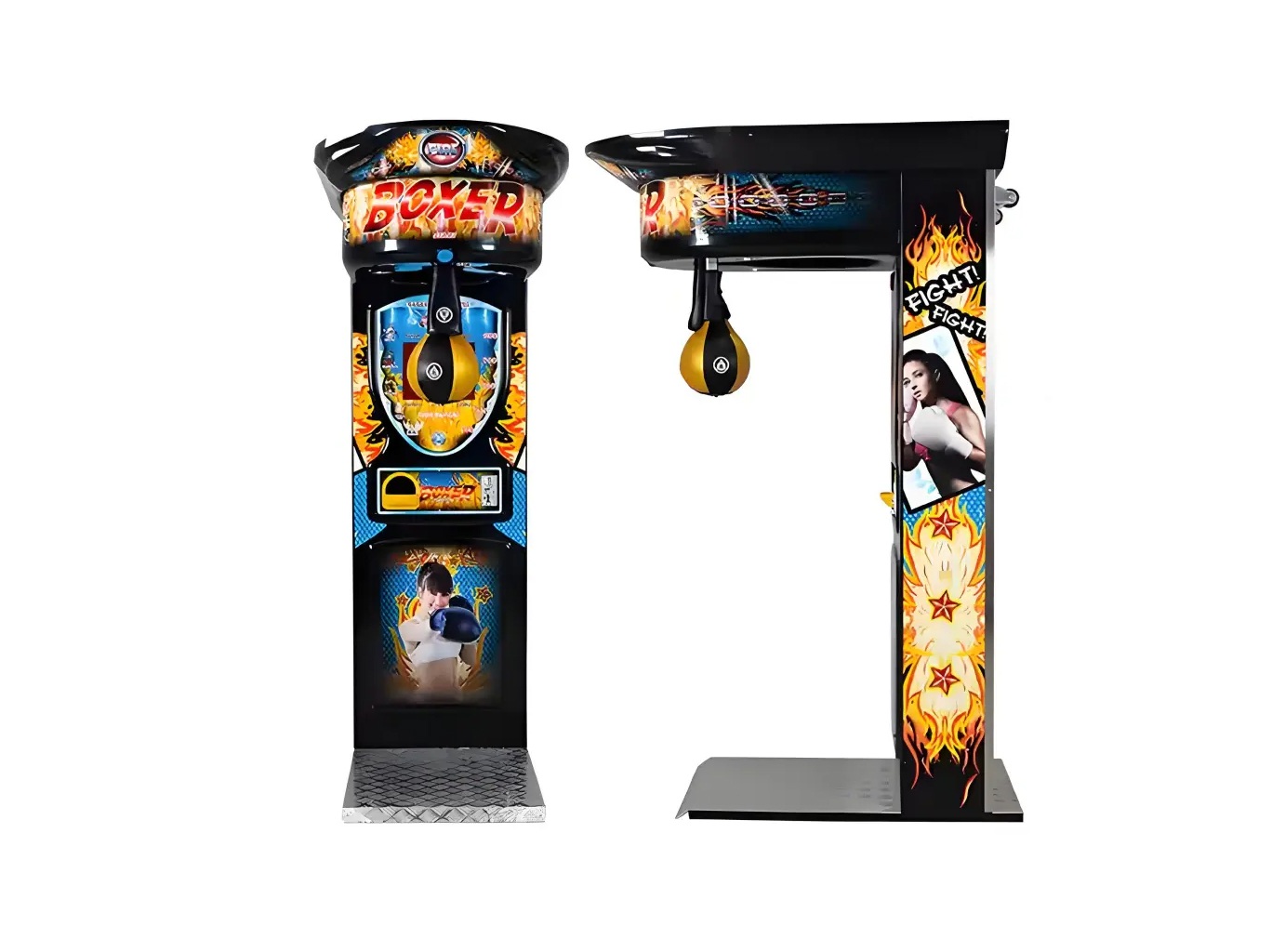 Boxer Punching Arcade Machine commercial model for Malaysia arcade venues