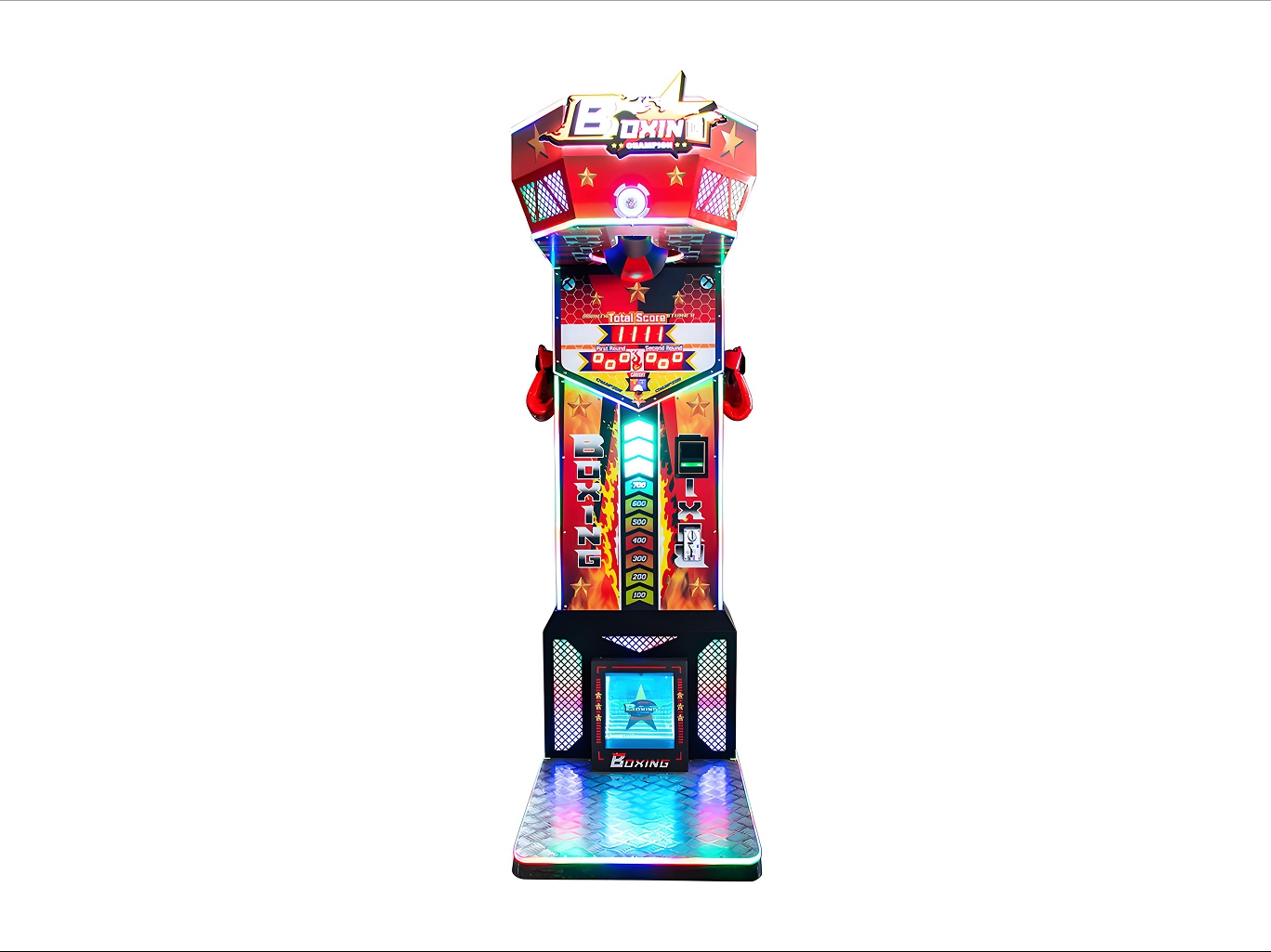Boxer Punching Arcade Machine commercial model for Malaysia arcade venues