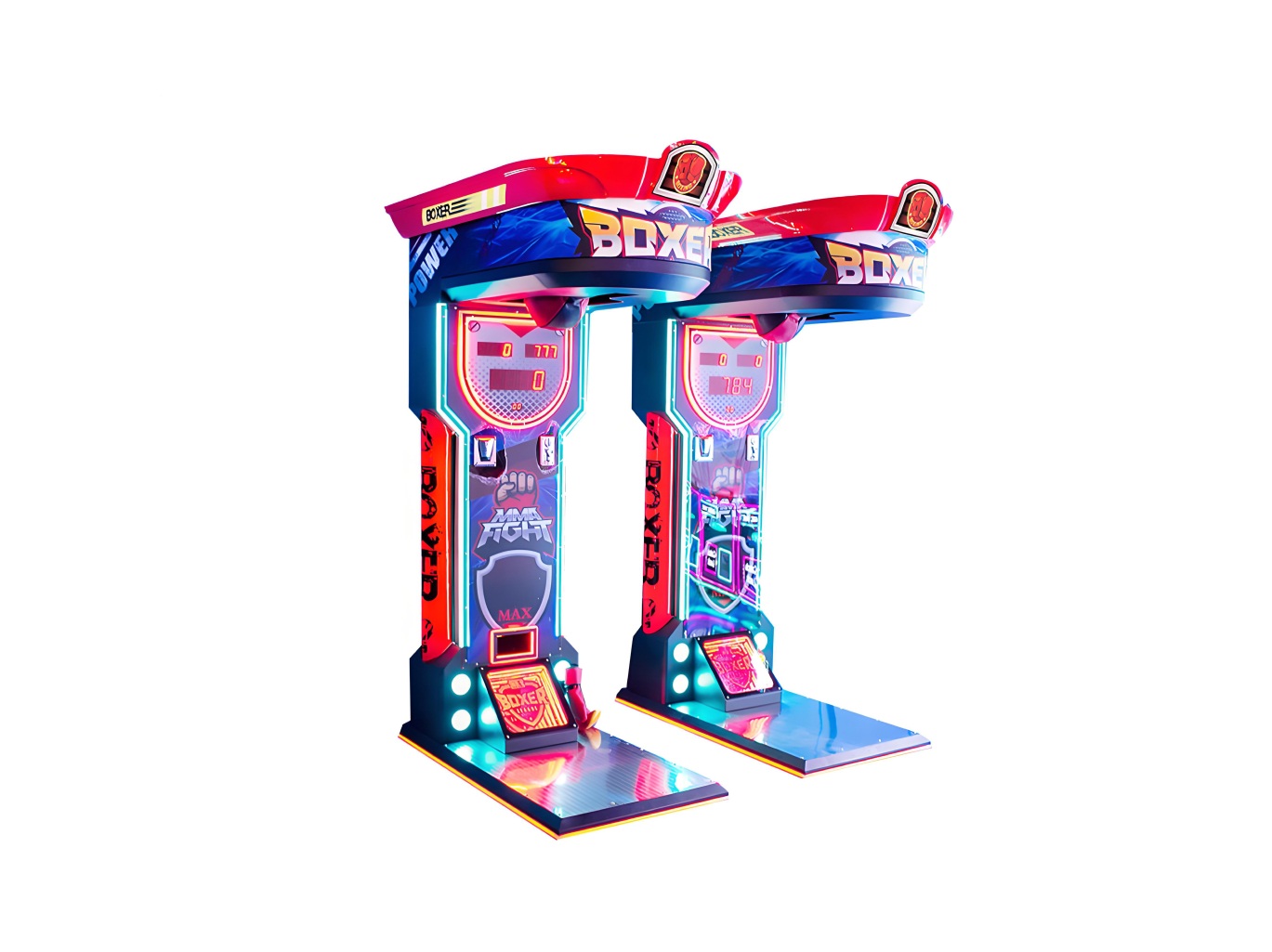 Kickboxer Coin-Operated Boxing Machine commercial model for Malaysia arcade venues