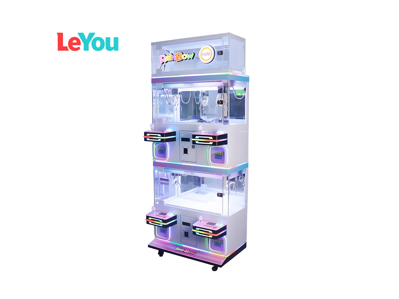 Custom 4-Player Claw Machine for Sale | CE Certified Arcade Claw Crane Game commercial model for Malaysia arcade venues