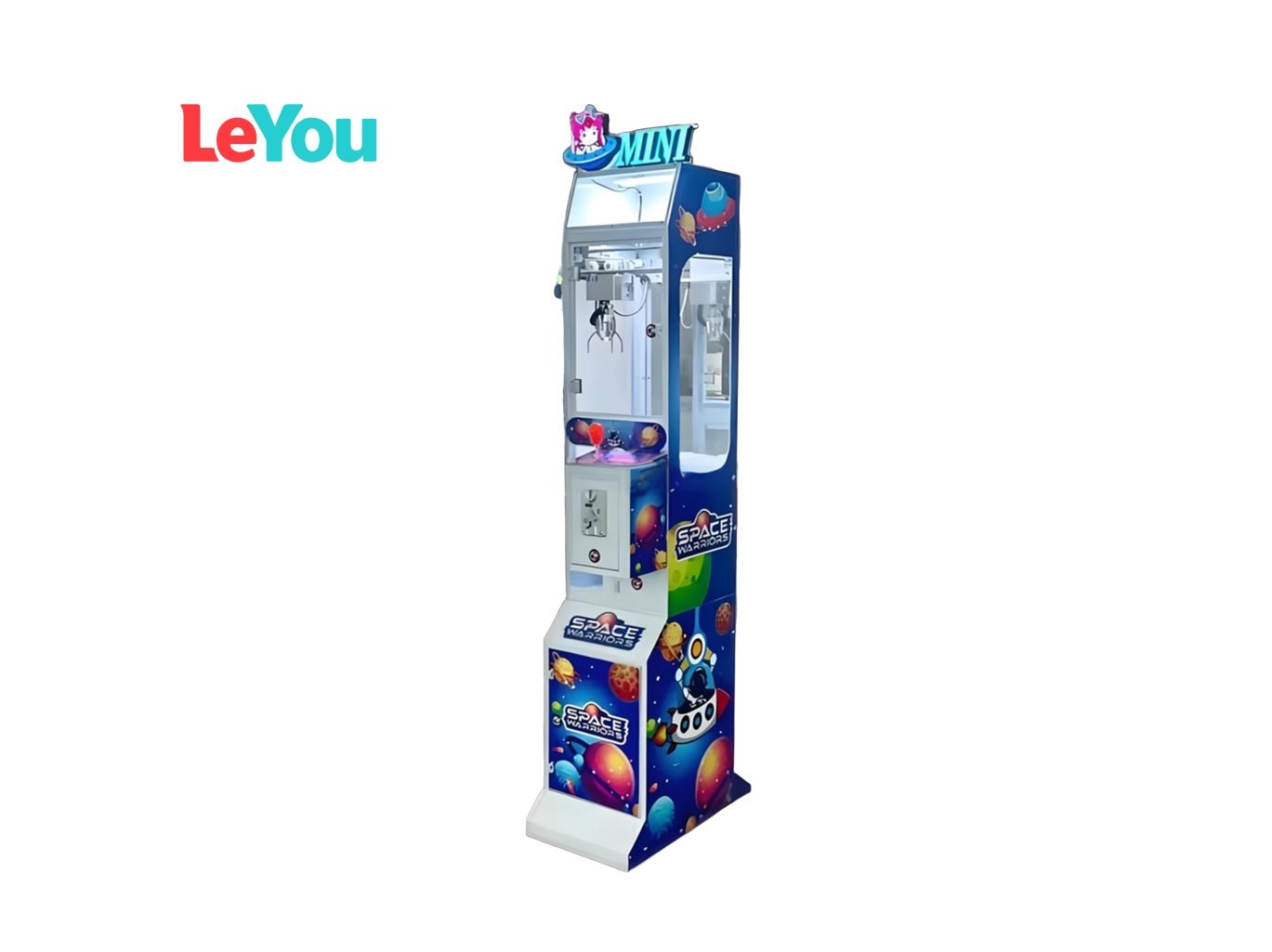 Super Mega Mini Claw Machine | Coin & Card Operated Crane commercial model for Malaysia arcade venues