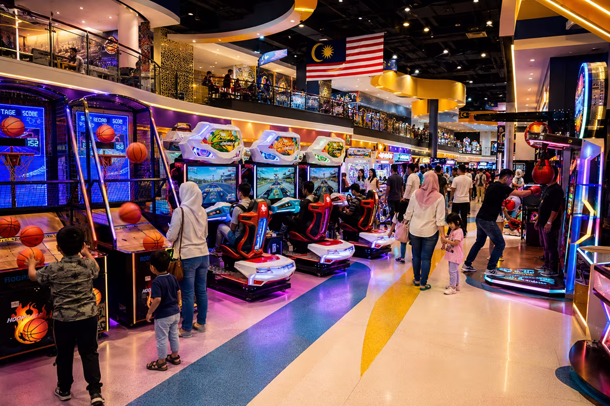 Malaysia arcade venue machine mix