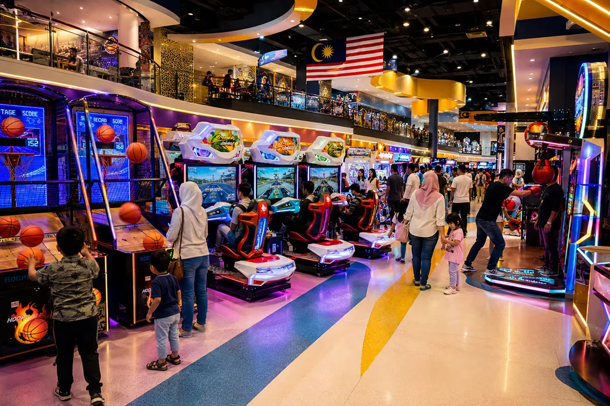 Malaysia arcade venue machine mix