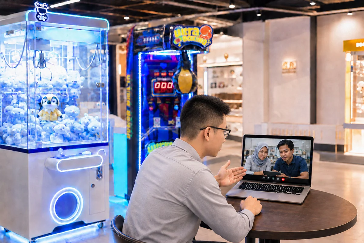 Remote arcade machine video support