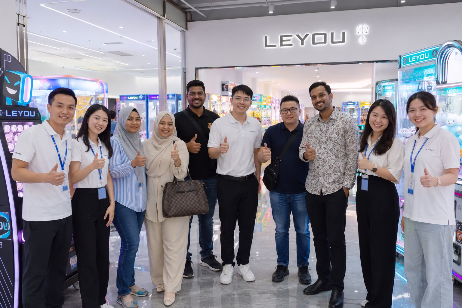 Leyou team and Malaysia buyers