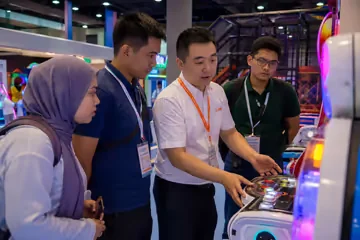 Arcade machine demo for Malaysia buyers