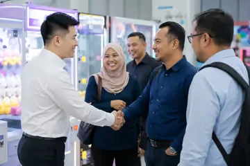 Leyou team welcoming Malaysia buyers